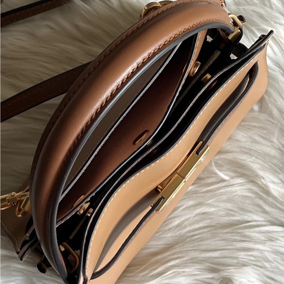 Tory Burch Petite Double Lee Tiramisu 77257 NWT - Picture 4 of 5